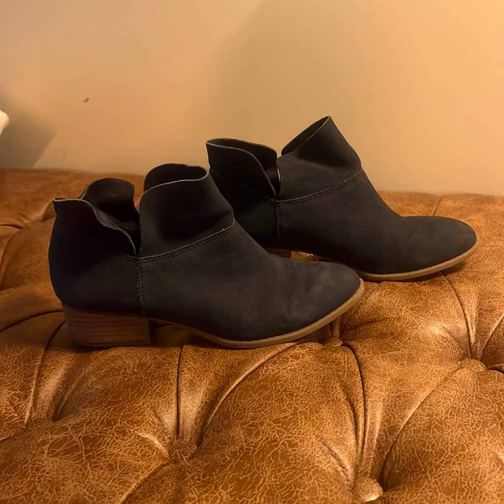 Crown Vintage Navy Bootie